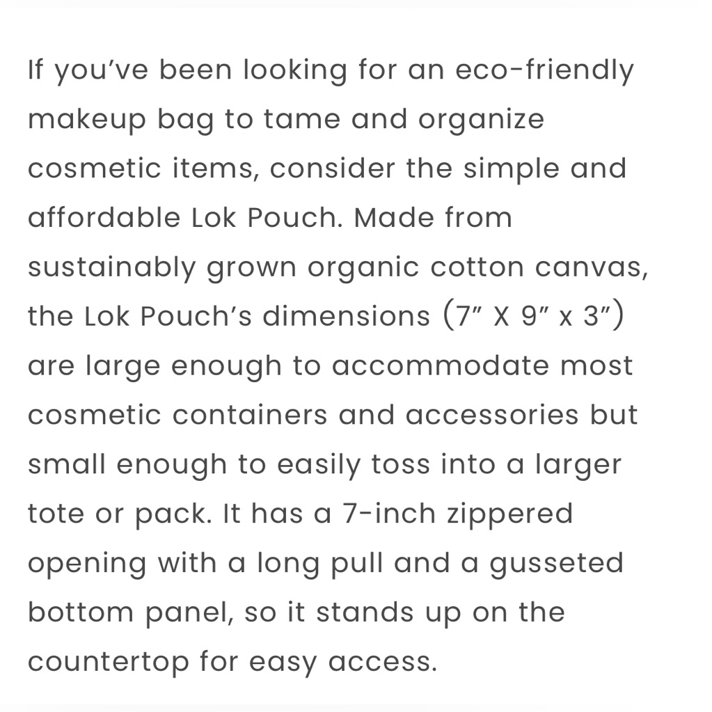 Terra Thread Eco Friendly Makeup Bag In Yellow — image 3 of 5
